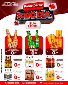 an ad for the spanish beer company to dodiaa, which sells various types of beverages