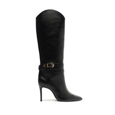 Maryana Boot – SCHUTZ Leather Finish, Smooth Leather, Leather Boots, Heel Height, Leather Upper, Overalls, Sleek, Buckle, Zipper