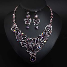 Whether you are the bride to be, or a bridesmaids, or the mother of the bride, this Bridal Jewelry is
perfect for just about anyone! Cubic Zirconia Jewelry Sets For Wedding And Mother's Day, Cubic Zirconia Jewelry Sets For Wedding On Mother's Day, Mother's Day Formal Cubic Zirconia Jewelry Sets, Formal Crystal Jewelry For Mother's Day, Pink Wedding Necklaces With Matching Earrings, Silver Crystal Sets For Wedding, Silver Crystal Wedding Sets, Pink Necklaces With Matching Earrings For Wedding, Pink Bridal Necklace With Matching Earrings For Wedding