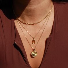 • Single Necklace• Gold Filled• Paperclip Chain Length: 18" + 1" extender• Box Chain Length: 18" OR 20 + 1" extender• Bead Chain Length: 20"• Cable Chain Length: 17" + 1" extender• Twist Chain Length: 16" OR 18" + 1" extender Necklace Stack Inspo Gold, Layered Jewelry Gold, Necklace Stack Mixed Metals, Everyday Necklace Stack, Dainty Necklace Stack, Necklace Stacking Gold, Necklace Layering Ideas, Layered Necklaces Gold, Gold Necklace Stack