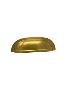 a gold door handle on a white background