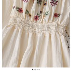 Material: COTTONMaterial: LinenSilhouette: A-LINEAge: Ages 18-35 Years OldModel Number: flower embroidery dressSeason: SummerNeckline: Slash neckSleeve Length(cm): SHORTSleeve Style: RegularGender: WOMENDecoration: EmbroideryStyle: BohemianWaistline: empirePattern Type: FloralDresses Length: Above Knee, Minicolor of flower embroidery dress: yellow black blue white beigeorigin of off shoulder dress: Chinatime of linen dress: 2020feature of elegant dress: off shoulder embroiderystyle of boho dress Beige Linen Dress With Floral Embroidery, Long Sleeve Linen Dress With Floral Embroidery, Spring Cotton Dress With Floral Embroidery, Cream Spring Dress With Embroidered Hem, Beige Embroidered Hem Summer Dress, Summer Folk Style Embroidered Linen Dress, Folk Style Summer Embroidered Linen Dress, Summer Folk Linen Embroidered Dress, Folk Style Embroidered Linen Dress For Summer