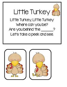 a little turkey worksheet with three pictures