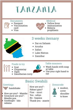 an info sheet showing the different types of food