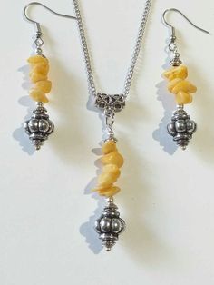 Yellow Quartz Silver jewelry set Victorian silver set yellow quartz earrings necklace Bohemian set silver jewelry set boho jewelry set gift Victorian set silver-tone jewelry set yellow quartz set earrings and necklace Bohemian set filigree jewelry set Edwardian jewelry set boho jewelry set antique style jewelry set. Victorian yellow quartz set Bohemian earrings necklace Bohemian filigree necklace and earrings Edwardian set silver tone beautiful ornament yellow quartz set.  Set Victorian yellow q Yellow Spiritual Jewelry With Gemstone Beads, Spiritual Yellow Jewelry With Gemstone Beads, Spiritual Yellow Gemstone Beads Jewelry, Yellow Dangle Necklaces As Gifts, Nickel-free Citrine Dangle Jewelry, Yellow Natural Stones Jewelry As A Gift, Yellow Spiritual Round Jewelry, Amber Sterling Silver Dangle Jewelry, Bohemian Sterling Silver Jewelry Sets For Gift