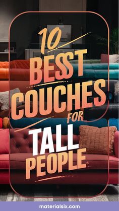 10 Best Couches for Tall People Big And Tall, Choose The Right, Room Inspiration