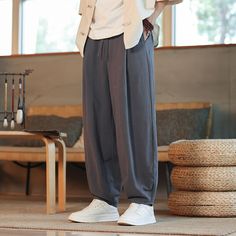 Season:Summer; Fabric:Linen Cotton Blend; Gender:Men's; Style:Casual; Elasticity:Micro-elastic; Occasion:Daily,Casual; Fit Type:Loose Fit; Function:Sports; Waistline:Low Waist; Pattern:Solid Colored; Design:Pocket; Pants Type:Linen Pants,Casual Pants,Summer Pants; Fly Type:Drawstring; Front page:FF; Listing Date:05/07/2024; Production mode:Self-produce; Hips:; Length:; Waist:; Pants Length:Full Length Linen Pants Style, Linen Harem Pants, Basic Streetwear, Mens Linen Pants, Style Harem Pants, Casual Summer Pants, Wedding Outfit Men, Cotton Linen Pants, Casual Wide Leg Pants