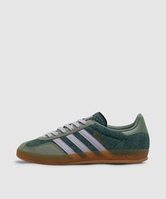 adidas Gazelle indoor sneaker | MINERAL GREEN/SILVER D | SEVENSTORE Adidas Green Sneakers With Vulcanized Sole, Adidas Low-top Sneakers With Laces, Adidas Green Sneakers With Translucent Outsole, Adidas Custom Low-top Sneakers With Gum Sole, Adidas Sneakers With Vulcanized Sole For Streetwear, Athleisure Lace-up Skate Shoes With Gum Sole, Adidas Custom Lace-up Sneakers With Gum Sole, Adidas Custom Sporty Sneakers With Laces, Adidas Custom Lace-up Sneakers With Rubber Sole