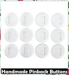 12 Buttons to Design 2.5" Diameter Clear, Pop & Place Your Insert, Pin Back on Clothes, Hats, Bags, for Kids & Adults, Athlete and Events Support, Craft Project, Logo, Birthday Party Buttons Design, Bags For Kids, Acrylic Plastic, Promotional Events, Amazon Art, Button Pins