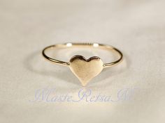 Fast Processing Time:  It will take me 1 -3 days to ship out your item. Wire diameter: 1mm Material: 14k  gold filled; 14K Rose gold filled; Sterling silver Cute Gold Rings For Valentine's Day, Cute Gold Heart Promise Ring, Simple 14k Gold Jewelry For Valentine's Day, Delicate Rose Gold Heart Ring Gift, Cute Gold Heart Ring As A Gift, Cute Gold Heart Ring As Gift, Cute Gold Heart Ring For Gift, Delicate Gold Heart Ring In Sterling Silver, Heart-shaped Rose Gold Midi Rings As Gift