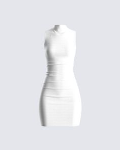 Lauren White Rib Mini Dress White Corset Dress, Future Of Fashion, Little White Dress, Welcome To The Future, Ribbed Mini Dress, No Waste, Lauren White, Little White Dresses, To The Future