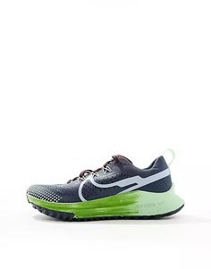 Nike Pegasus Trail 4 sneakers in navy and green | ASOS Green Lace-up Running Shoes With Air Cushioning, Green Sneakers With Boost Midsole For Jogging, Green Lace-up Running Shoes With Boost Midsole, Green Functional Sneakers With Boost Midsole, Functional Green Sneakers With Boost Midsole, Green Running Sneakers With Rubber Waffle Outsoles, Green Cushioned Sneakers For Running, Green Cushioned Running Sneakers, Green Running Sneakers With Round Toe