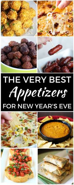 the very best appetizers for new year's eve