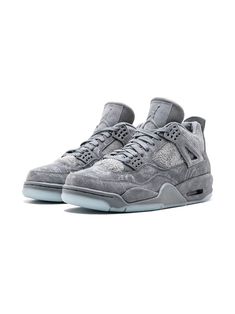 Grey Kaws, Jordan 4 Cool Grey, Lanvin Sneakers, Jordan Retro 4, Jordan 4s, Jordan Shoes Retro, Balenciaga Sneakers, Retro 4, Air Jordan Sneakers