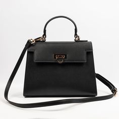 Layla Bag in Black | Coach Pebble Leather – Levantine Classic Black Handbag, Black Handbag, Vegan Leather Bag, Daily Necessities, Practical Design, Functional Accessories, Chic Fashion, Metal Hardware, Black Handbags