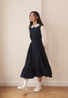 Checks Dresses For Women, Collar Dress Design, Cute Dresses Midi, A-line Sleeveless Dress With Ruffles For Daywear, Hand Made Dress, Fitted Sleeveless Pinafore Dress With Ruffles, Sleeveless Pinafore Dress For Daywear, A-line Dress, A-line Dresses