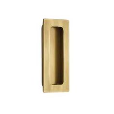 a brass door handle on a white background