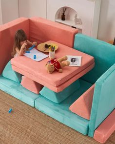 11 Best Non-Toxic Play Couches for Sensory Play and Development - Sustainably Kind Living Mini Couch, Play Couch, Kids Couch, Sofa Modular, Floor Couch, Floor Sofa, Luxury Floor