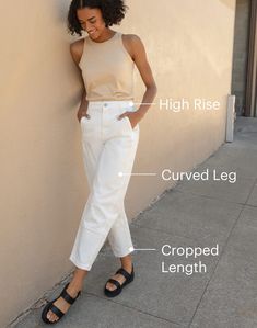 Women's Shorts, Skirts, & Pants - Chinos, Leggings & More | Everlane Spring Cropped Tapered Pants, Spring Tapered Cropped Pants, Effortless Straight Leg Cotton Pants, Spring Cropped Leg Tapered Bottoms, Spring Tapered Bottoms With Cropped Legs, Chic Relaxed Fit Tapered Leg Cargo Pants, Spring Bottoms With Tapered Fit And Cropped Leg, High Waist Mom Fit Cropped Jeans, Spring Tapered Cropped Bottoms