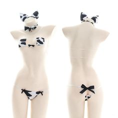 Kawaii Black Bowknot Ringbell Cute Cow Lingerie Set MK16848 Cow Outfits, Lingerie Cute, Anime Lingerie, Neck Ring, Cute Cow, Maid Outfit, Seductive Clothes, Cute Lingerie, Lingerie Costume