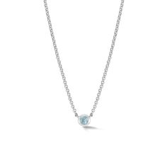 Perfect worn alone or with layered up with other jewellery, this dainty sterling silver round Dewdrop pendant is set with a 4mm aquamarine and suspended on fine belcher chain. The necklace is finished with our signature quatrefoil lobster catch. Stone size - 4mm. Dower & Hall designs their jewellery to be worn and treasured. Here are a few simple guidelines to keep your jewellery looking its best: Perfume, skin and hair products can all react with silver causing it to tarnish, cause vermeil to erode and even damage stones – especially pearls. Always apply your products before putting on your jewellery and leave for a few minutes to be absorbed by the skin. Avoid spraying perfume or hairspray directly onto your jewellery. Vermeil is a layer of fine 18ct gold, plated on top of silver. As thi Hall Designs, Belcher Chain, August Birthstone Jewelry, July Birthstone Jewelry, Best Perfume, Vermeil Jewelry, Pearl Jewellery Earrings, Jewelry Ring Box, Solid Gold Jewelry