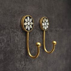 Decorative Brass Coat Hooks Wall Hooks Mother of Pearl Key Hooks Hangers Wall Mount Towel Hook - Etsy Key Hooks Entryway, Coat Hooks Hallway, Hand Towel Hook, Brass Towel Hook, Nursery Wall Hooks, Entryway Hooks, Brass Coat Hooks, Bath Hooks, Vintage Coat Hooks