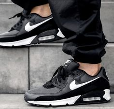 New NIKE Air Max 90 Men's classic Athletic Sneakers shoes black gray all sizes  | eBay Nike Air Max 90 Mens, Tmax Yamaha, Black Nike Sneakers, Asics Tiger, Nike Air Max Mens, Air Max Shoes, Nike Shoes Air Max, Mens Nike Shoes, New Nike Air