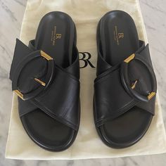 Banana Republic Rebella Black Leather Sandal Slides Size 8 New Without Tags, Never Worn. Original Dustbag Included Final Sale, No Returns Accepted. Sandal Slides, Banana Republic Shoes, Black Leather Sandals, Black Sandals, Women's Shoes Sandals, Leather Sandals, Banana Republic, Final Sale, Shoes Sandals