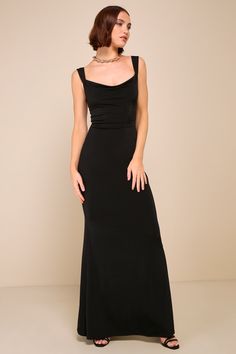 Formal Dresses Australia Black, Elegant Floor Length Black Dress, Timeless Formal Dress, Lulus Wedding Guest Dress, Prom Classy Dress, Black Backless Maxi Dress, Blakc Dress, Classy Black Dress Formal, All Black Bridesmaid Dresses