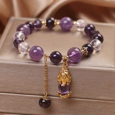 Amethyst represents loyal love and can also symbolize wisdom and courage.Pi Yao can bring good luck and wealth, Generate good Feng Shui or earth luck, Protects against evil forces, obstacles and hardship, Brings unexpected windfall luckKeep this bracelet close, I hope you can bravely pursue happiness and have countless wealth!

Natural amethyst
Bead diameter: 8 mm
Premium zinc alloy
Elastic - Suitable for hand circumference: 14-18 CM
Hypoallergenic, lead & nickel free


*We carefully select each Deer Jewelry, Amethyst Bracelet, Amethyst Beads, Healing Bracelets, Purple Fashion, Natural Beads, Accessories Bracelets, Natural Crystals, Beautiful Bracelet