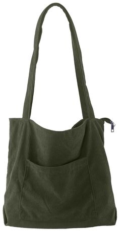 PRICES MAY VARY. Material Quality: The medium casual tote bags are made by high quality Corduroy, super sturdy, soft and water-washable. Large Capacity: The Cord Shoulder Bag Sizes L 15.35 *W 4.72 *H 14.57 inch (39*12*37cm). The space of this cute tote bag is big enough for all of your daily stuffs. You can easily carry your kindle, laptop, ipad, cellphone, binder, book, magazine, passport, keys, wallet/purse, pencil, charger, card, A4 papers, water bottle, makeup and sunglasses insideand so on. Corduroy Purse, Corduroy Tote Bag, Cotton Purse, Everyday Tote Bag, Casual Tote Bag, Canvas Purse, Everyday Tote, Zipper Tote Bag, Cute Tote Bags