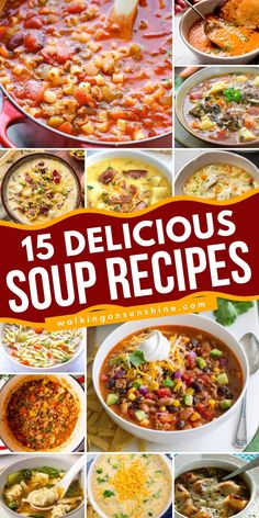 15 delicious soup recipes that are easy to make