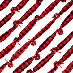 PRICES MAY VARY. PERFECT MEASUREMENT & QUALITY MATERIAL: Our jingle bell ornament red and black buffalo plaid ribbon garland is sold in single package, red and black buffalo plaid ribbon is 6 yards long and 30mm wide, rustic red jingle bell ornaments is 30mm in diameter, 36 red finish metal sleigh bells are tied onto the red and black buffalo plaid ribbon with a thin small size red ribbon string. Lightweight, thin strand of bells, not large and bulky, will hold up to be re-used for several seaso Red Plaid Christmas Decorations, Red And Black Buffalo Plaid Christmas, Ribbon Garland Christmas Tree, Ribbon Garland Christmas, Garland Christmas Tree, Burlap Garland, Buffalo Plaid Ribbon, Home Decor Metal, Ornament Garland