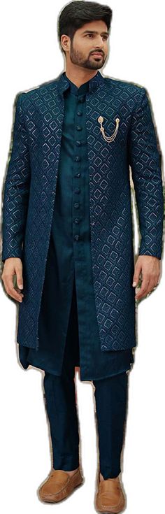 Designer Blue Cutdana Kurta, Blue Straight Kurta Set For Reception, Festive Blue Kurta With Cutdana, Semi-stitched Blue Kurta With Cutdana, Blue Semi-stitched Kurta With Cutdana, Blue Bollywood Kurta With Cutdana, Blue Bollywood Style Kurta With Cutdana, Blue Bollywood Kurta With Cutdana Details, Bollywood Style Blue Kurta With Cutdana