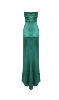 This dress is out of this world! It's a wrap tube top dress with a hint of sass and a whole lot of drape. Show off your unique style in this striking green hue! (Perfect for turning heads and breaking hearts). Gentle Dry Clean Only Colour may vary due to lighting on images. The product images (without model) are closest to the true colour of the product.Item runs true to size chart and is cut to suit our size chart. Please refer to our size chart for the best fit. Do not size up or down. Dresses For Christmas, Stylish Prom Dress, Tube Top Dress, Floor Length Skirt, Strapless Maxi, Satin Prom Dress, Strapless Maxi Dress, Satin Maxi, Gothic Dress