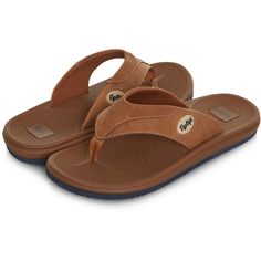 SUMMER IN COMFORT & STYLE- Floopi introduces its soft texture EVA footbead insole sandals for men that engulf your feet in comfort during the summer. Enjoy stylish flip flop pair that comes with durable wavy tread rubber "EVA" non-soles. DURABLE AND COMFY- Durable Wavy Tread Rubber "EVA" Non-Slip Outsoles. Our sandals feature a soft webbing toe post and a footbed made with yoga mat feel material for high-end comfort. Long excursions to the beach, social outings or vacations become even more rest Brown Toe Post Beach Slippers, Brown Flip Flops With Arch Support For Summer, Brown Synthetic Slippers With Arch Support, Brown Non-slip Flip Flops For Vacation, Comfortable Brown Flip Flops For Beach, Brown Synthetic Flip Flops For Vacation, Brown Synthetic Beach Slippers, Brown Synthetic Toe Post Flip Flops, Brown Synthetic Toe Post Slippers