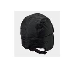 Champion Puffer Hunter's Hat Black H0915. Black Hat With Fleece Lining And Ear Flaps, Black Hats With Fleece Lining And Ear Flaps, Adjustable Black Waterproof Hat, Black Fleece Lined Cap, Black Windproof Sports Hat, Black Sports Windproof Hat, Black Fleece-lined Cap, Black Windproof Hat With Short Brim, Functional Black Hats For Outdoor