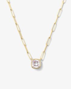 Baby Samantha Single Cushion Necklace – Melinda Maria Jewelry