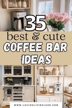 the best and cute coffee bar ideas