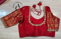 Material: Pure Silk.
Blouse Size: Can be customized as per your size.
Color customization is available. 
For more details contact us on support@akruticollections.com or WhatsApp +91 9052550550
Price may vary depending on the fabric selection. Elegant Tops With Traditional Drape For Reception, Elegant Formal Tops With Traditional Drape, Festive Elegant Blouse With Zari Work, Elegant Transitional Blouse Piece With Zari Work, Elegant Red Tops With Resham Embroidery, Elegant Transitional Reception Blouse Piece, Elegant Blouse With Cutdana And Traditional Drape, Elegant Blouse With Cutdana In Traditional Drape, Elegant Red Blouse Piece With Zari Work