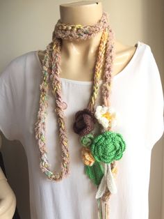 Shipping takes a week to US and 3 days to EU AFTER PROCESSING TIME.Some items are ready to ship.ı will send them the day after This crochet necklace scarf is made of super soft fluffy yarn. This scarf is perfect for ladies as well as tween/teen young ladies as well. You can wear it long, short, knotted the options is endless Material -acrylic , wool blend yarn Care-Hand wash with soap It ships from Turkey and arrives within a week to US. THANKS FOR VISITING MY STORE ♥♥ ♥It ships from Turkey and Green Lariat Necklace For Gift, Bohemian Brown Flower Necklace, Handmade Multicolor Lariat Necklace As Gift, Handmade Multicolor Lariat Necklace Gift, Brown Lariat Necklace For Gift, Handmade Green Bohemian Lariat Necklace, Green Handmade Bohemian Lariat Necklace, Green Bohemian Handmade Lariat Necklace, Handmade Brown Lariat Necklace