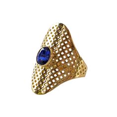 Material: 18k yellow gold



Stone Type/Carat Weight: Sapphires 1.51 cts.



Dimensions: 1 1/16” x 11/16” Oval Gold-plated Rings Hallmarked, Oval Gold Plated Rings Hallmarked, Luxury 14k Gold Round Sapphire Ring, Modern Yellow Gold Topaz Ring With Polished Finish, Luxury 14k Gold Sapphire Ring With Round Cut, Luxury Open Ring With Sapphire, Luxury Yellow Gold Sapphire Ring, Luxury 14k Gold Hallmarked Topaz Ring, Luxury 14k Gold Brilliant Cut Sapphire Ring