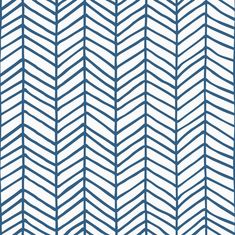 Blue Scandinavian Line Art Wallpaper Blue Chevron Wallpaper, Patterned Wallpaper Bedroom, Way Wallpaper, Boys Bedroom Wallpaper, Herringbone Wallpaper, Chevron Wallpaper, Downstairs Loo, Go Your Own Way, Teen Boy Bedroom