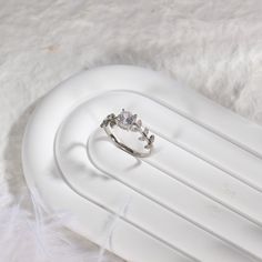 Olive Leaf Ring - Moissanite Diamong Ring - CZ Ring -Delicate Gift for Mum -Bridal Gift -Wedding Gift- Delicate Ring - US 6-9 💎💎----Diamond Ring----- Gemston：Moissanite Band：Silver 💎💎-----Description----- ♥Purchase any three products and enjoy a 20% discount on the total price. I will ask for the discount code in succession. ♥Most areas in the UK are delivered by Royal Mail, and most areas in the United States are delivered by USPS. Please contact me if you need DHL and UPS. ♥If you have any Diamond White Cubic Zirconia Couple Rings For Wedding, White Cubic Zirconia Couple Rings For Wedding, Silver Moissanite Ring For Proposal, Silver Moissanite Wedding Proposal Ring, Open Ring For Wedding In Diamond White, Diamond White Open Ring For Wedding, Diamond Solitaire Promise Ring, Wedding Cubic Zirconia Solitaire Cluster Ring, Diamond Solitaire Flower Ring For Promise