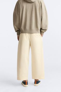 LIMITED EDITION BELTED PANTS - Lemon | ZARA United States