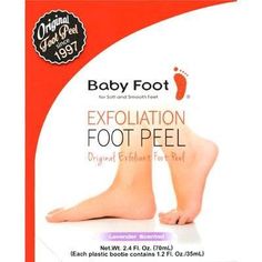 The original baby foot peel gently removes unwanted dead skin. Layer by layer, it works to loosen skin until those unwanted layers just peel away. Baby foot contains fruit acid, which penetrates only dead skin layers and breaks down the bonds that keep those layers attached to your foot. As a result, these layers can peel off easily, leaving behind only the fresh, new layer of skin underneath. After the foot peel, it’s like your feet have been reborn. They are fresh and clean, just like they wer Foot Scrub, Foot Mask, Deep Skin, Winter Skin, Lavender Scent, Summer Beauty, Beauty Treatments, Dead Skin