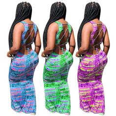 Hot Sales Printed Round Neck Sleeveless Floor-length Dress Clothing Wholesale, Cheap Womens Clothing, Professional Women, Floor Length Dresses, Cheap Clothes, Affordable Clothes, Online Clothing Stores, Men Clothing, Purple Green