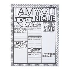 a poster with the words i am you unique and an image of a man's face