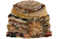 A fun beanie hat that reminds one of baked Alaska, the hat keeps you warm and makes you look extremely earthy-fashionable. With its handwoven style, the hat is made with wool and recycled silk or other fabric. It has a fleece lining that keeps your head comfy and has a cute pom-pom in the front. - Material: Wool (80% Wool, 20% Recycled Silk and other fabric, with Fleece Lining) - Length: 9 (inches) - Width: 9 (inches) - Hand wash gently in Cold Water - Hand knitted earthy wool hat with a pom-pom Adjustable Cozy Brown Hat, Hand Knitted Beige Hat For Fall, Beige Hand Knitted Hats For Fall, Fall Hand Knitted Beige Hat, Whimsical Beanie For Fall, Brown Cloche Hat One Size For Winter, Handmade Brown Mini Hat, One Size Fits Most, Brown Winter Cloche Hat, One Size, Brown Winter Cloche Hat One Size