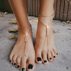 Questions? Leave A Comment Below! Gold Anklet For Summer Vacation, Spring Gold Anklets For The Beach, Trendy Party Anklets For Spring, Gold Ankle Strap Barefoot Sandals For Spring, Gold Barefoot Sandals With Ankle Strap For Spring, Spring Ankle Strap Barefoot Sandals In Gold, Adjustable Anklets For Parties, Gold Adjustable Barefoot Sandals For Spring, Spring Gold Adjustable Barefoot Sandals